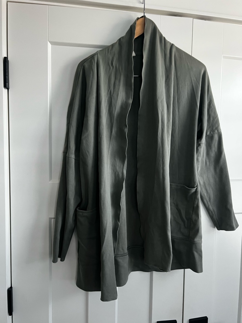 Pact Sage Green Airplane Cardigan